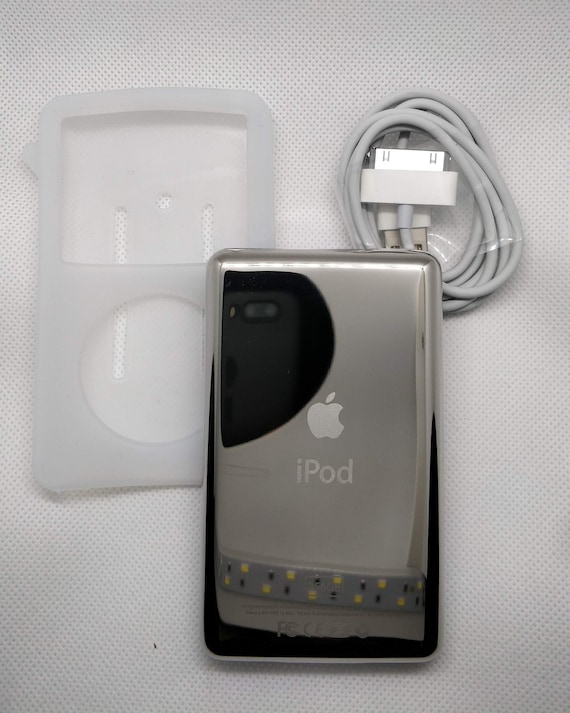 Apple Ipod Classic - 5th Gen, Clear+white (3000mah Battery