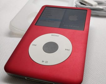 iPod クラシック　レトロ Apple Ipod Classic - 7th/6th Gen, Red+white+grey (3000mah Battery