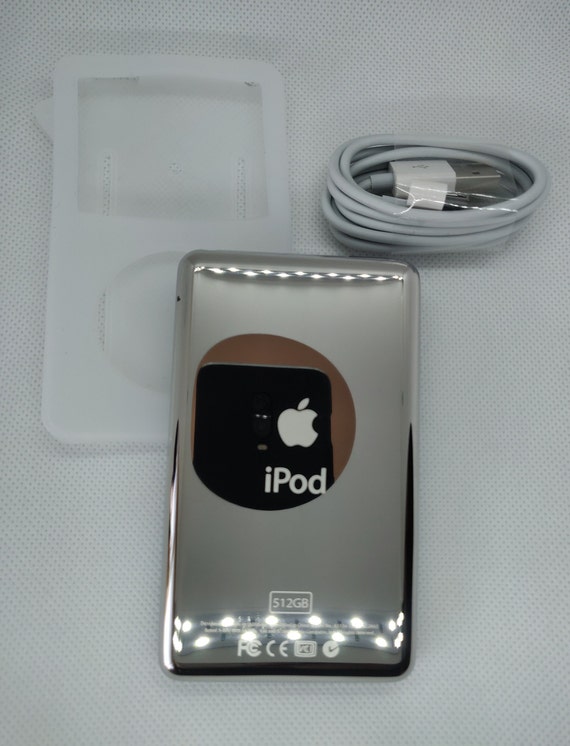 Apple Ipod Classic - 5th Gen, Clear+black (3000mah Battery
