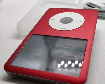 Apple Ipod Classic - 7th/6th Gen, Red+white+grey (3000mah Battery