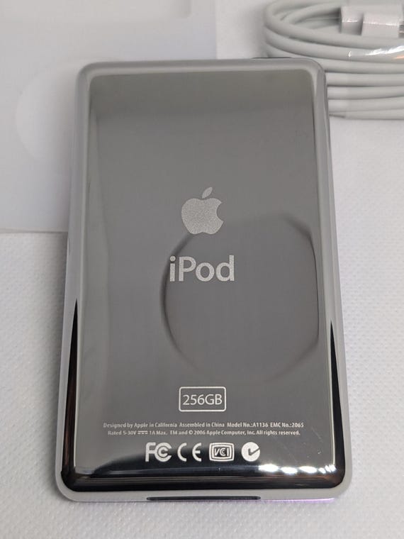 Apple Ipod Classic - 7th/6th Gen, Purple+black (3000mah Battery