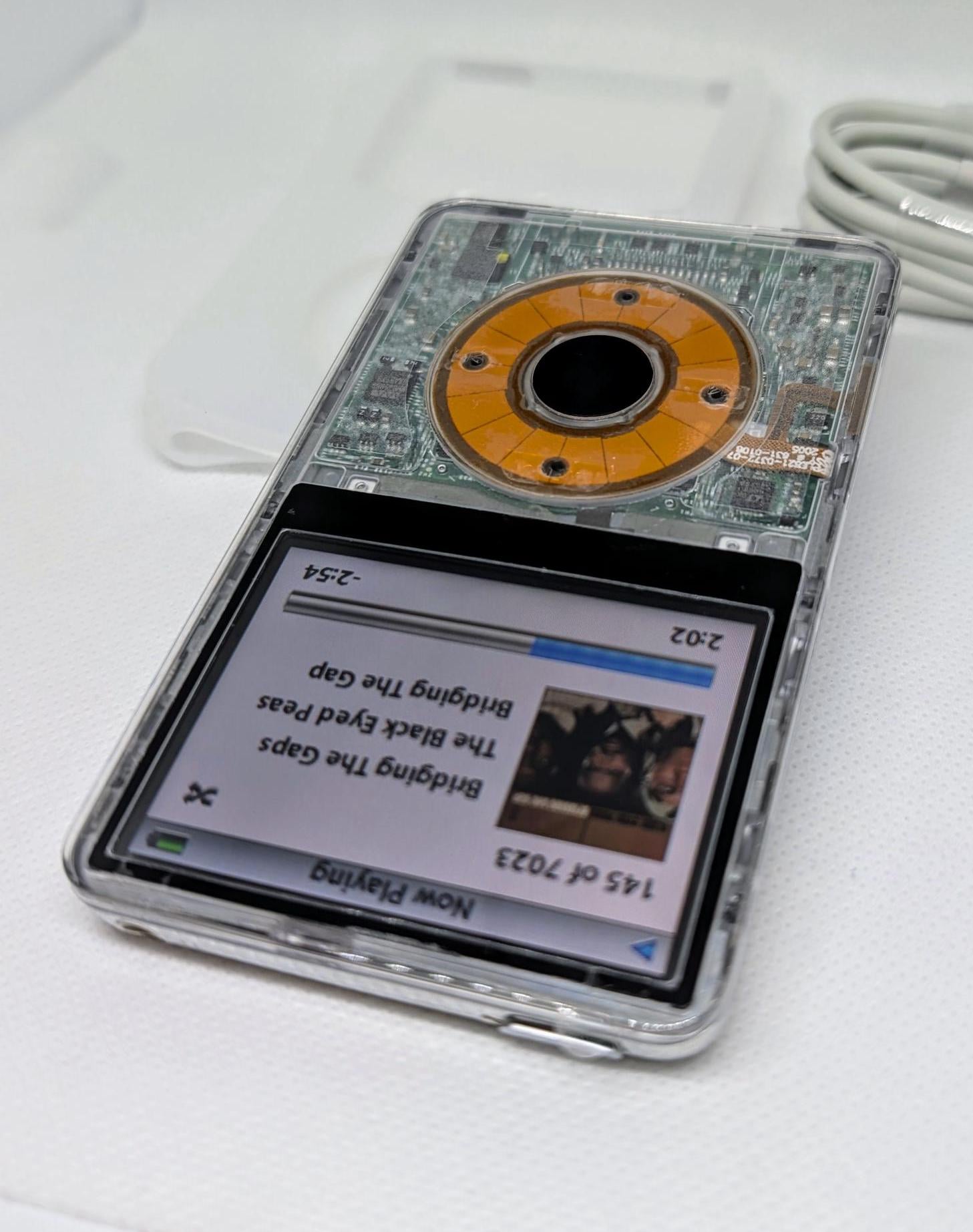 Apple Ipod Classic - 5th Gen, Clear+black 2 (3000mah Battery