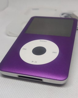 Apple Ipod Classic - 7th/6th Gen, Purple+white+grey (3000mah