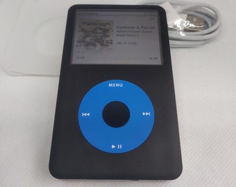 iPod classic第7世代 160GBからSD256GBに 青　ブルー Apple iPod Classic 第7世代 ブルー SDXCカード、カスタム