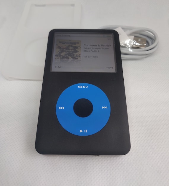 Apple Ipod Classic - 7th/6th Gen, Black+blue (3000mah