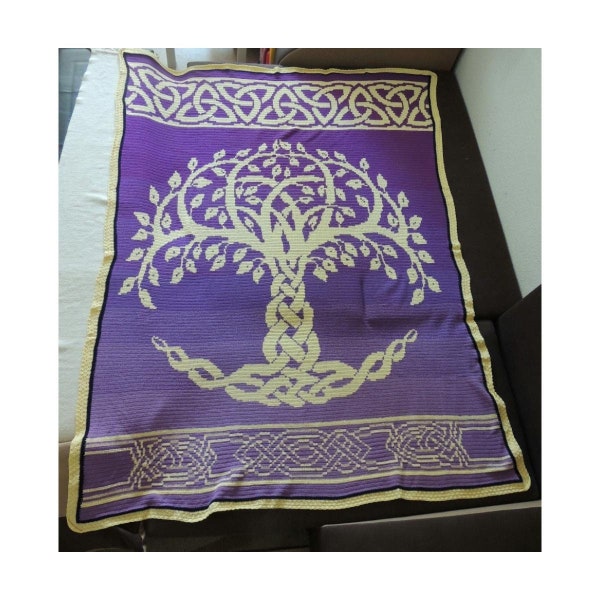Anleitung Decke "Celtic Tree of Life"