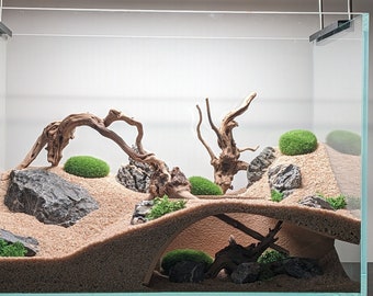 Aquarium/Terrarium Natural Corner Underground Home (M)