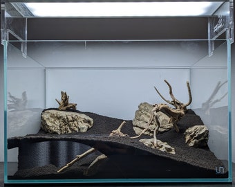 Aquarium Natural Corner Underground Cave (L)