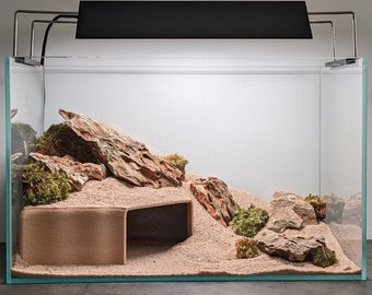 Terrário/Aquário XL Caverna Natural Subterrânea