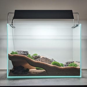 Aquarium/Terrarium Corner Underground Natural Cave
