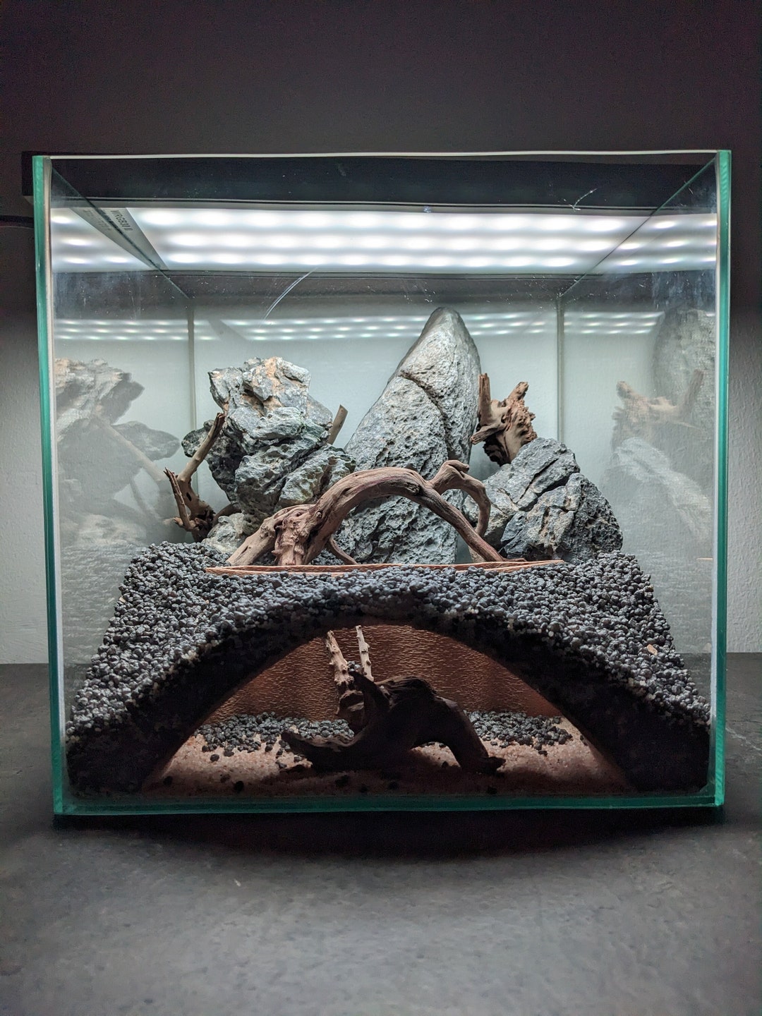 Aquarium Arched Underground Cave low Version Etsy