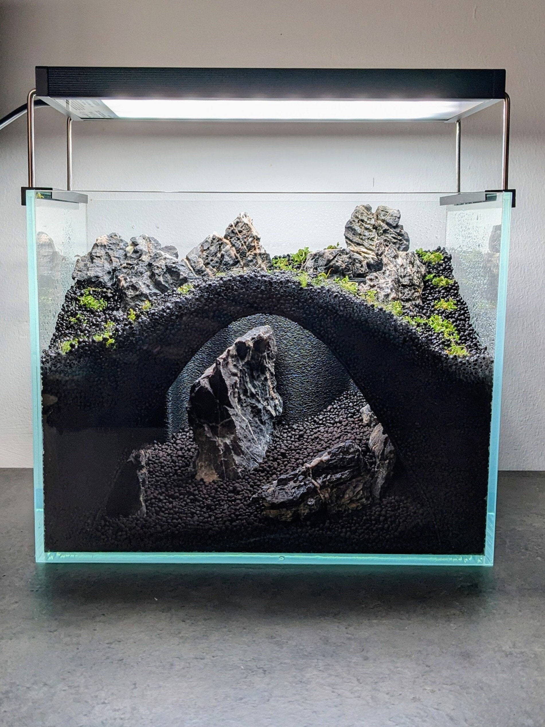 Grotta Sottomarina In 3D Per Acquario – Nascondiglio Per Pesci E Gamberetti, Tunnel Decorativo, ABS, 3 Misure