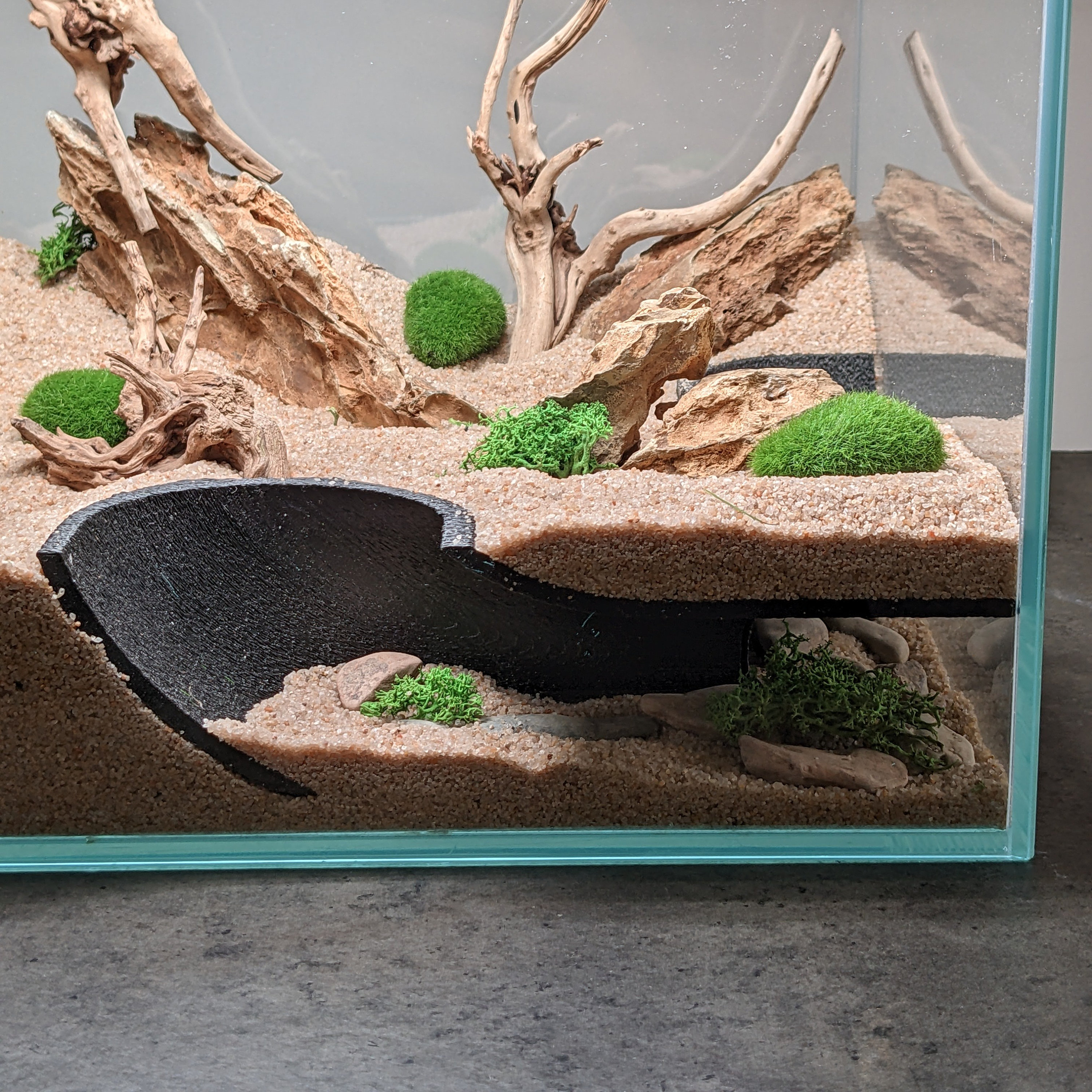 爬虫類と魚のための地下コーナートンネル - Etsy 日本