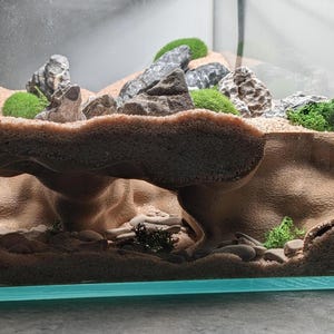 NOUVEAU ! Aquarium/terrarium à triple entrée, coin salon