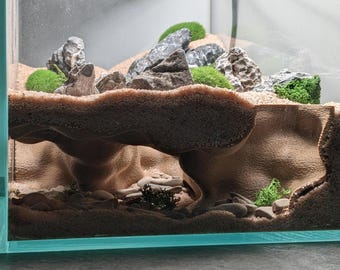 NOUVEAU ! Aquarium/terrarium à triple entrée, coin salon