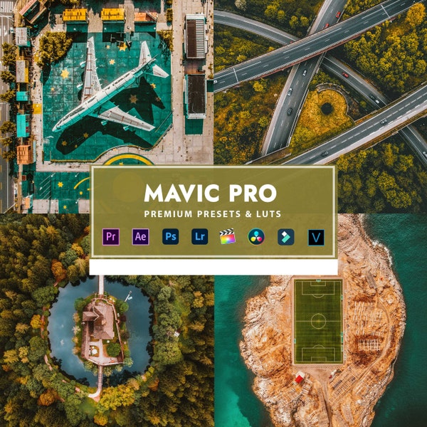 10 MAVIC PRO DRONE Lightroom Presets, Mobile and Desktop