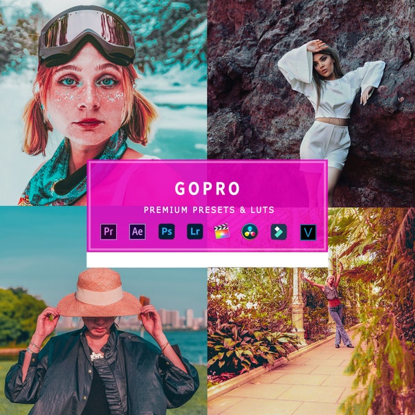 12 GOPRO  Lightroom Presets, Mobile and Desktop