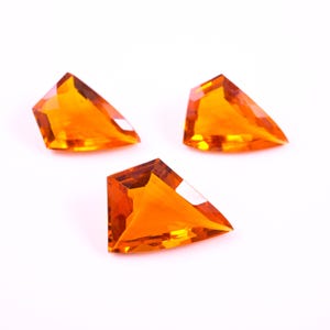 Excellent Top Quality 100% Natural Citrine 3 Piece Set Shape Cabochon Loose Gemstone Earrings Necklace For Making Jewelry