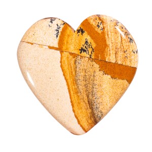 Classic Top Quality Natural Picture Jasper Heart Shape Cabochon Loose Gemstone For Making Jewelry