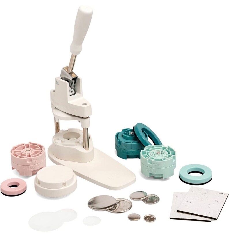 We R Memory Keepers Button Press Bundle Button Making Kit preowned