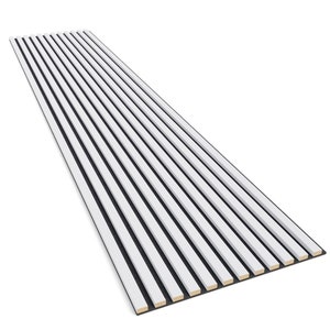Lamas de pared - listones de pared de madera - paneles acústicos sobre fieltro