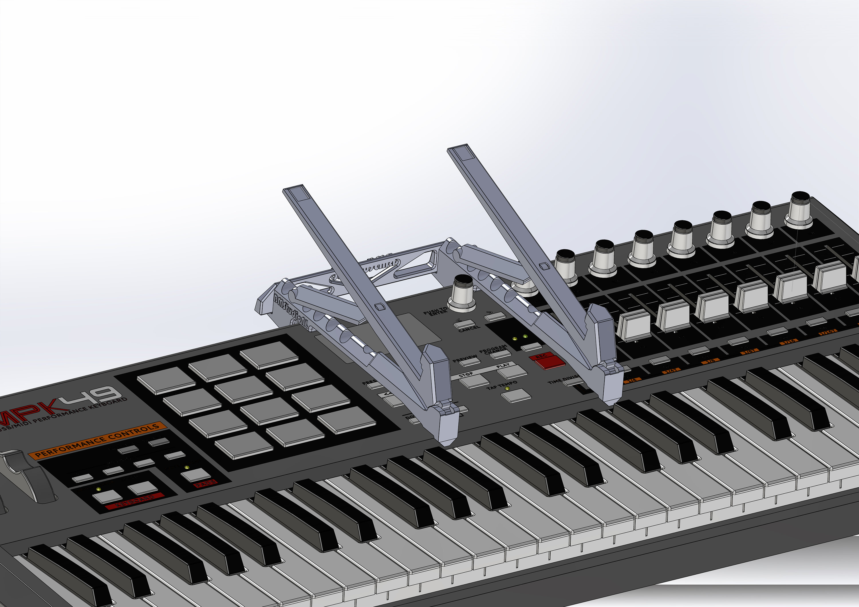 AKAI MPK49 / 249 iPad Tablet Holder - Etsy