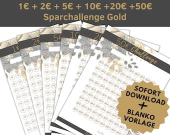 Spar Challenge, Euro Saving Challenge, PDF Download, Budget Planning, Envelope Method, A6, Save Money, Christmas gift saving challenge