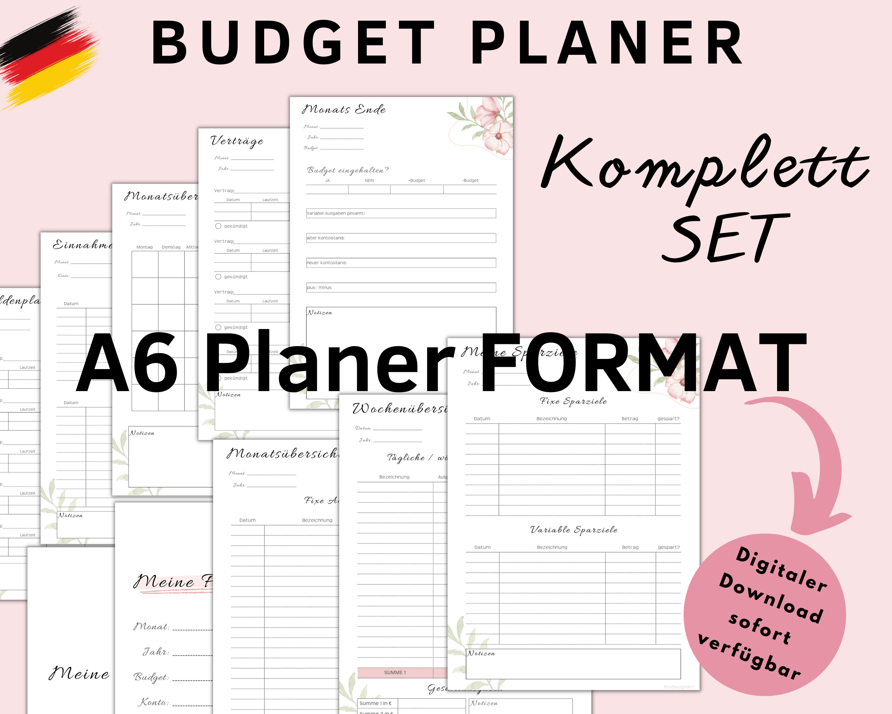 Budgetplaner Pdf Kostenlos A6