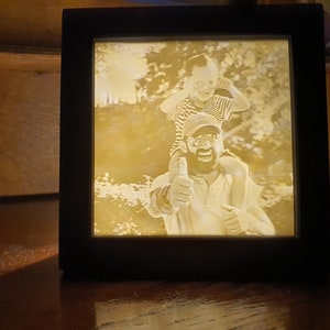 Gepersonaliseerde lithofanen / nachtlampje / fotolamp / 3D-geprinte afbeelding