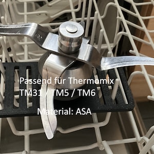 Thermomix TM5 / TM6 / TM31 knife holder for dishwasher
