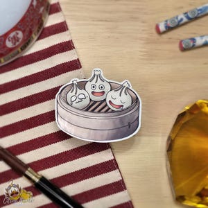 Slime Bao Sticker! | 2.5&quot; Waterproof: Perfect for Waterbottle, Laptop, or Gifts | Dragon Quest Slime DQXI DQVIII DQIII DQ11 DQ8 DQ3