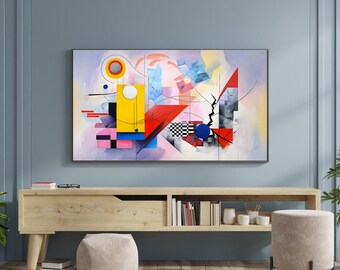 Arte astratta ispirata a Kandinsky per Samsung Frame TV (download digitale)
