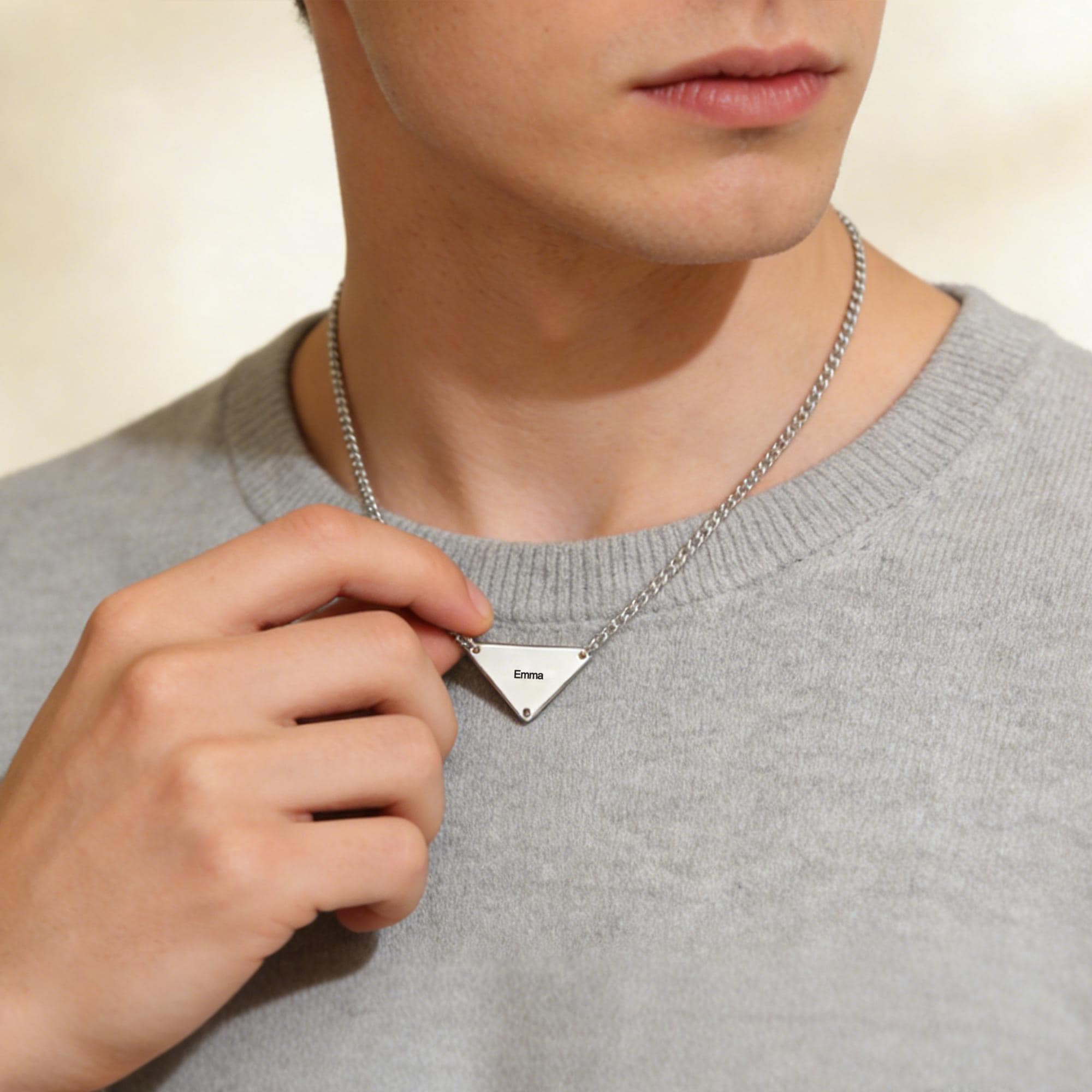 Prada necklace triangle gold - Etsy 日本 Prada necklace triangle gold - Etsy 日本