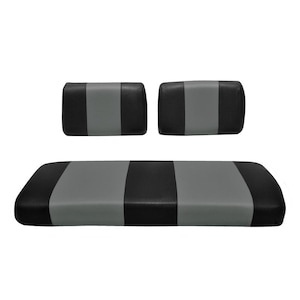 Wózek golfowy Yamaha G-2/G-9 - Przednia ławka - Premium Marine Vinyl - 5-panelowe przeszycia - Montaż na zszywki - Czarny i antracytowy