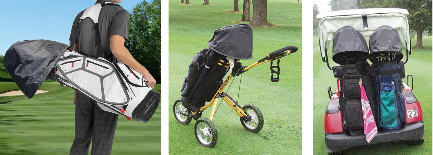 eagles birdies golf bag rain cover Golf Ball Divers Rain Wedge Easy Access Golf Bag Rain Hood/cover