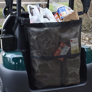 Universal Golf Cart Cargo Bag for Golf Carts, Storage Grocery Shopping Bag for EZGo TXT/RXV, Club Car DS/Precedent, Yamaha Golf Cart
