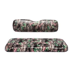 Yamaha Drive / G-29 Golf Cart Seat Cover Replacement Premium Marine Vinyl - 5 Panel Stitching - Easy to Install - Woodland Camo
