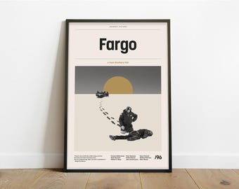 ファーゴ映画ポスター A3 デジタルウォールアート 印刷可能