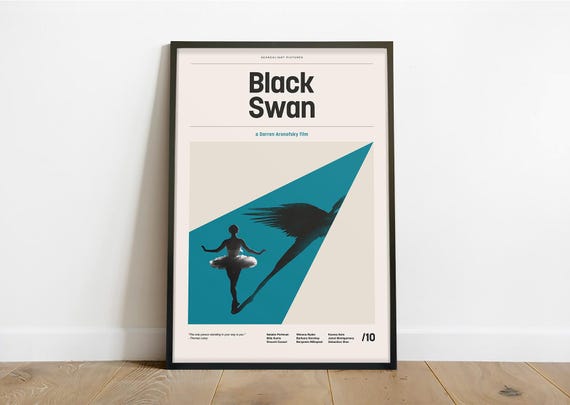 Black Swan Minimalist Poster