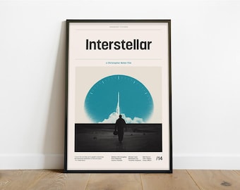 Interstellar Inspired Poster – Alternative Modern Minimalist Art Print (Instant Digital Download)