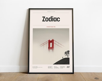 Zodiac Inspired Poster – Alternative Modern Minimalist Art Print (Instant Digital Download)