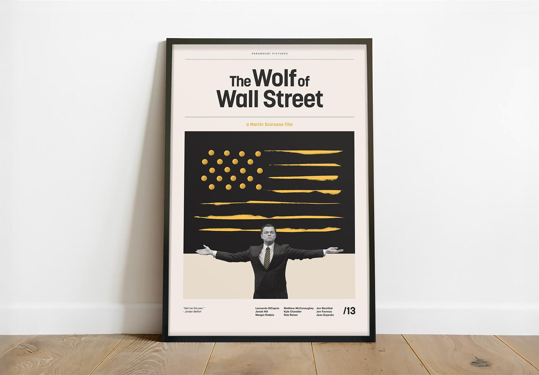 Wolf of wall street poster - Etsy Schweiz, image size:1725x1200