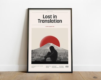 Lost in Translation Inspired Poster – Alternative Modern Minimalist Art Print (Instant Digital Download)