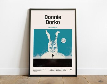 Donnie Darko Inspired Poster – Alternative Modern Minimalist Art Print (Instant Digital Download)
