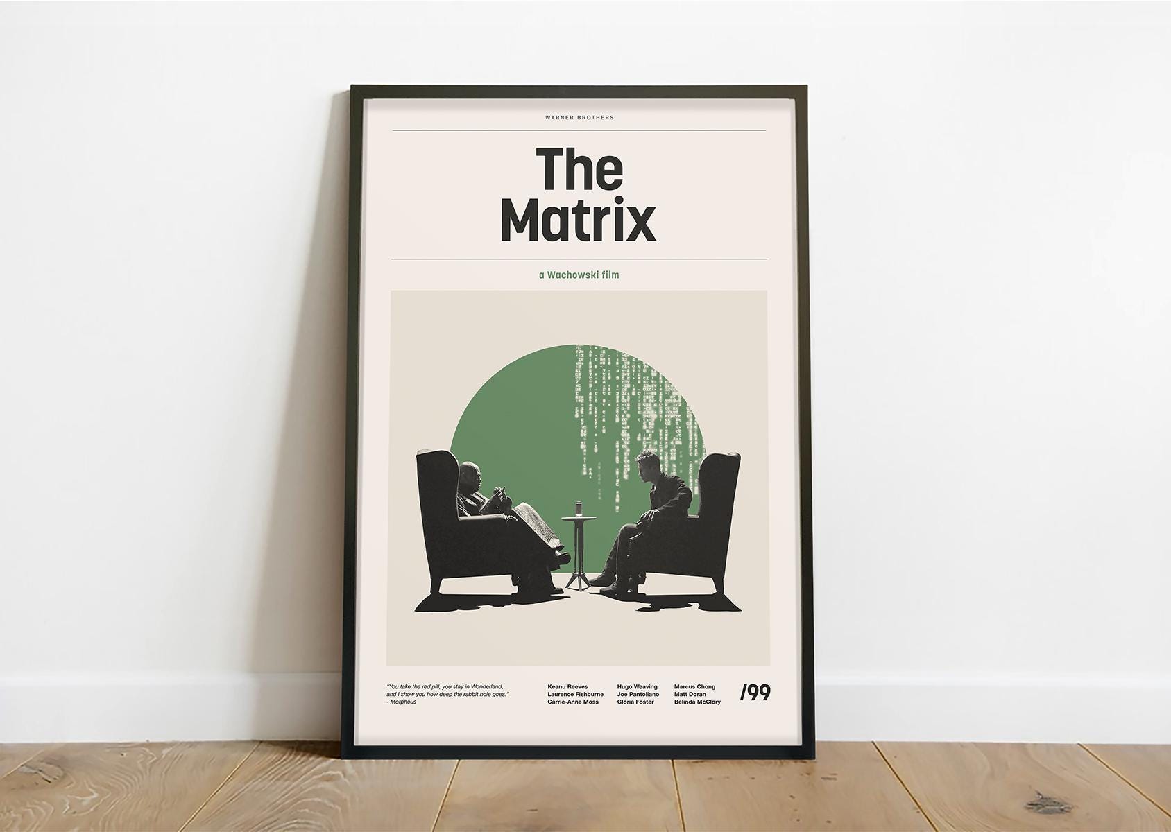 Matrix neo poster - Etsy 日本