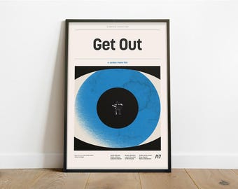 Get Out Inspired Poster – Alternative Modern Minimalist Art Print (Instant Digital Download)