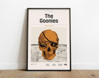 The Goonies Inspired Poster – Alternative Modern Minimalist Art Print (Instant Digital Download)