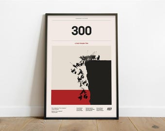 300 Inspired Poster – Alternative Modern Minimalist Art Print (Instant Digital Download)
