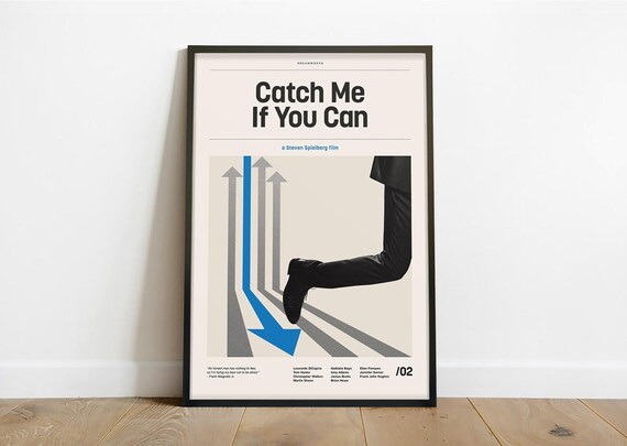 Catch Me If You Can Inspired Poster – Alternative Modern