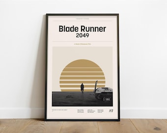 Blade Runner 2049 Inspired Poster – Alternative Modern Minimalist Art Print (Instant Digital Download)